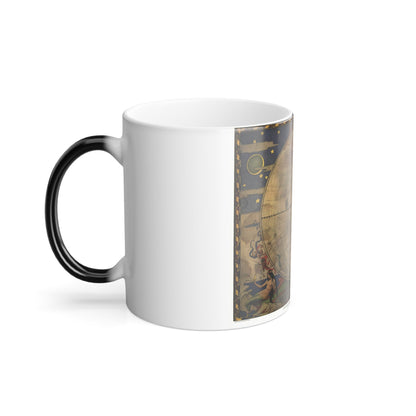 Map of Discovery- Western Hemisphere (1928) (Map) Color Changing Mug 11oz-11oz-The Sticker Space