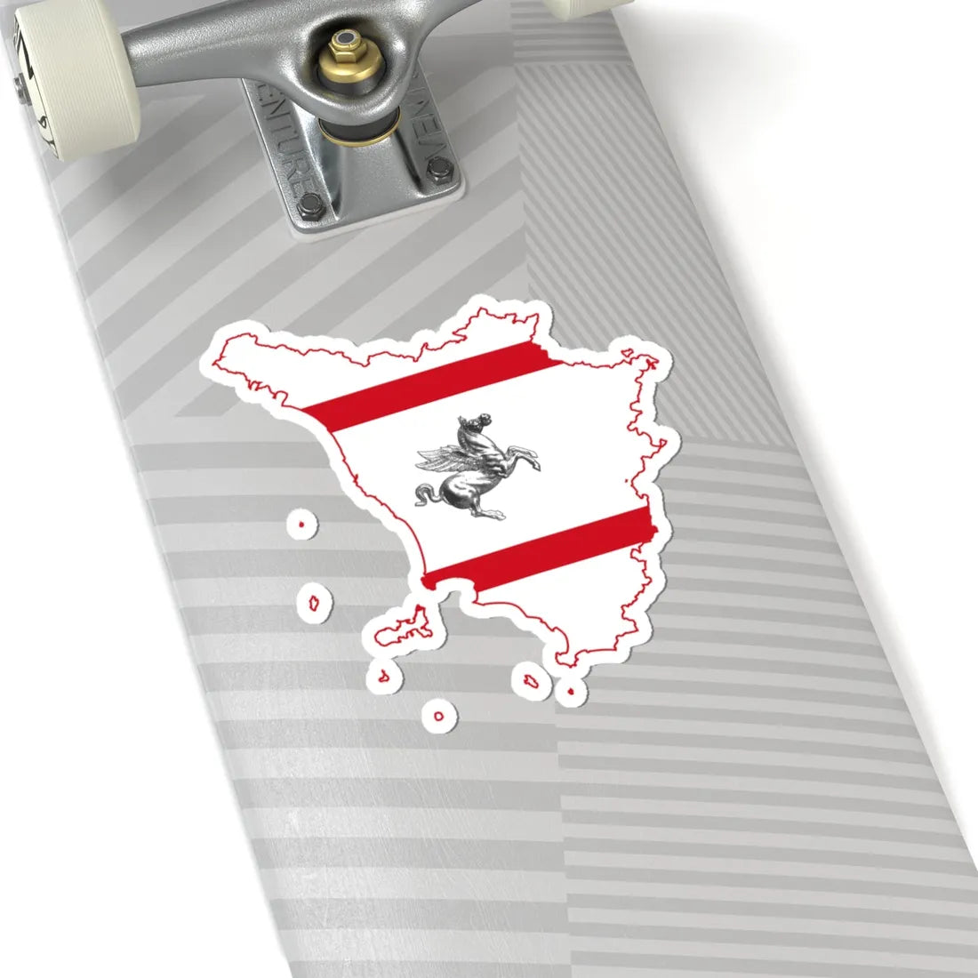 Map profile of Tuscany (Italy) STICKER Vinyl Kiss-Cut Decal - The Sticker Space