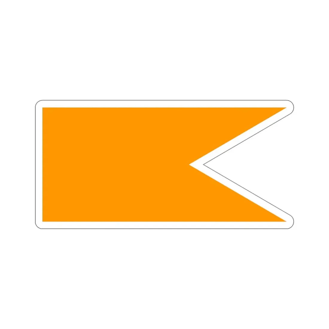 Maratha Empire Flag (India) STICKER Vinyl Die-Cut Decal - The Sticker Space