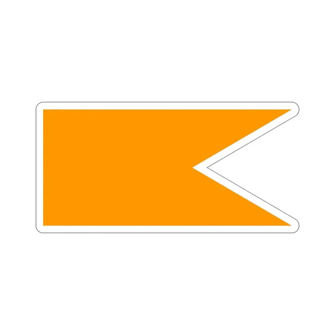 Maratha Empire Flag (India) STICKER Vinyl Die-Cut Decal - The Sticker Space