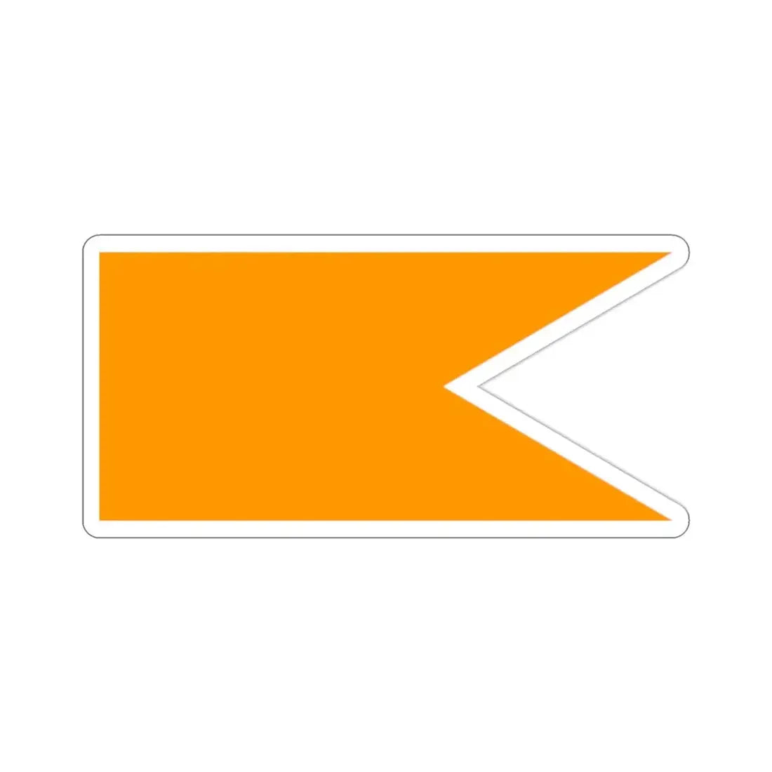 Maratha Empire Flag (India) STICKER Vinyl Die-Cut Decal - The Sticker Space