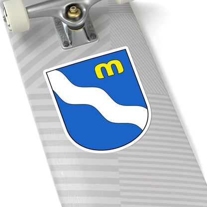 Marbach-blazon (Switzerland) (Coat of Arms) STICKER Vinyl Kiss-Cut Decal - The Sticker Space