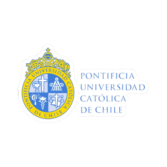 Marca-uc (Chile) (Coat of Arms) STICKER Vinyl Kiss-Cut Decal 2 Inch White - The Sticker Space