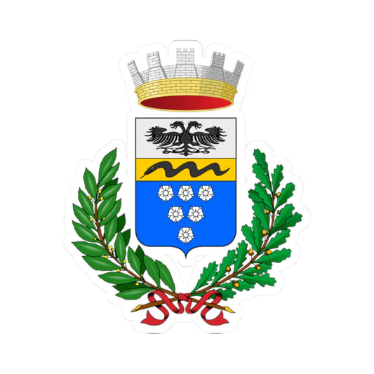 Marcellina Italia-Stemma (Italy) (Coat of Arms) STICKER Vinyl Kiss-Cut Decal 2 Inch White - The Sticker Space