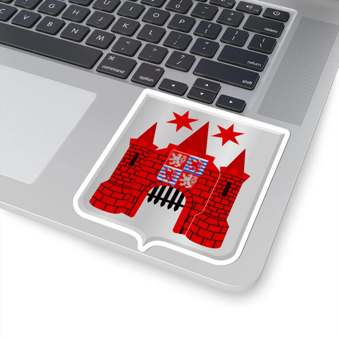 Marche-en-Famenne 1977 (Belgium) (Coat of Arms) STICKER Vinyl Kiss-Cut Decal - The Sticker Space