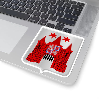 Marche-en-Famenne 1977 (Belgium) (Coat of Arms) STICKER Vinyl Kiss-Cut Decal - The Sticker Space