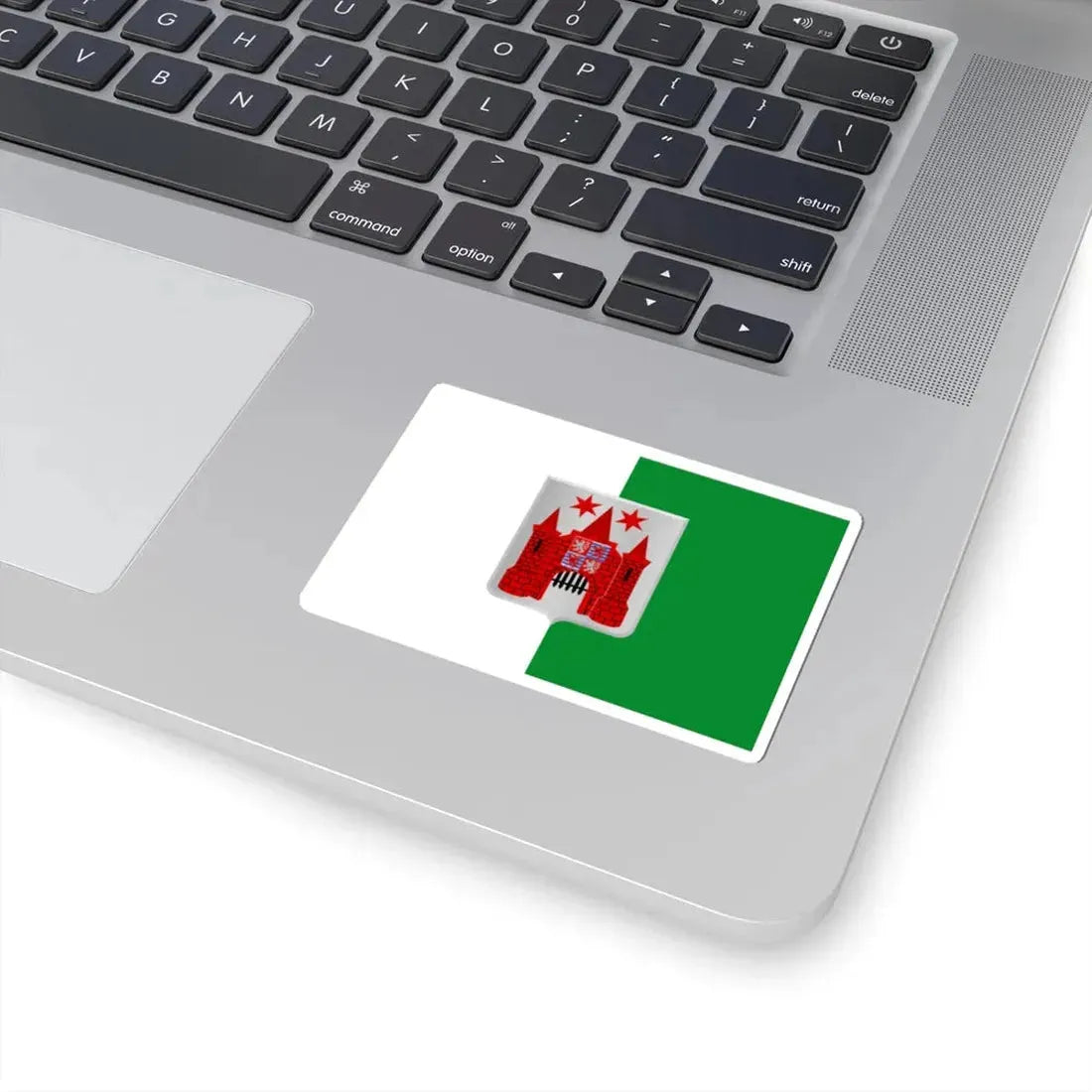 Marche-en-Famenne vlag (Belgium) STICKER Vinyl Kiss-Cut Decal - The Sticker Space