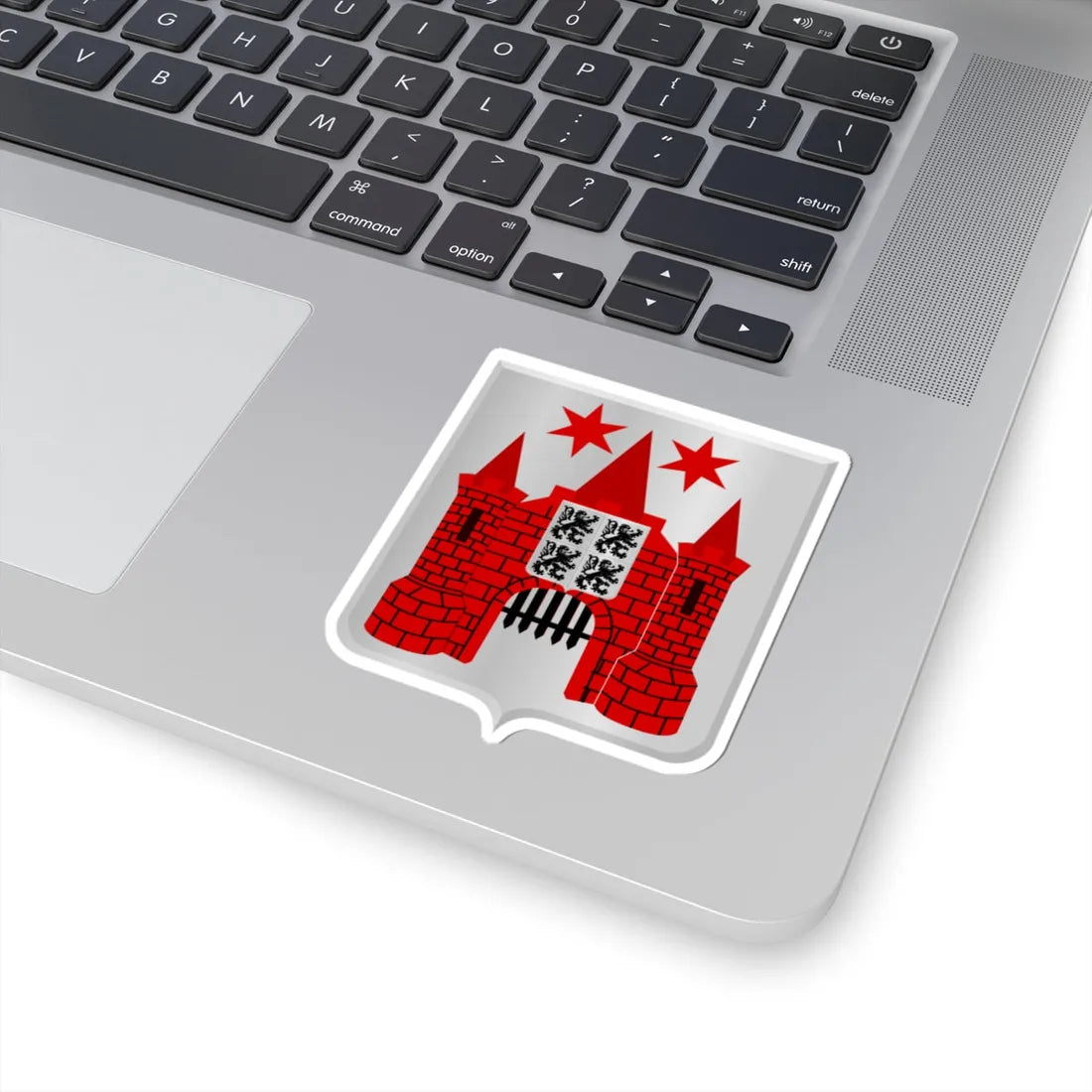 Marche-en-Famenne wapen 1841 (Belgium) (Coat of Arms) STICKER Vinyl Kiss-Cut Decal - The Sticker Space