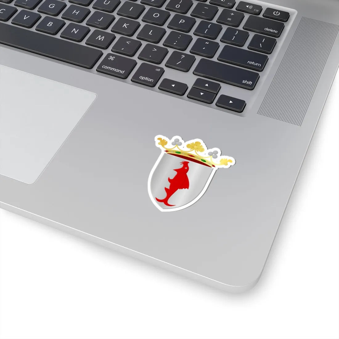 Marchin wapen (Belgium) (Coat of Arms) STICKER Vinyl Kiss-Cut Decal - The Sticker Space