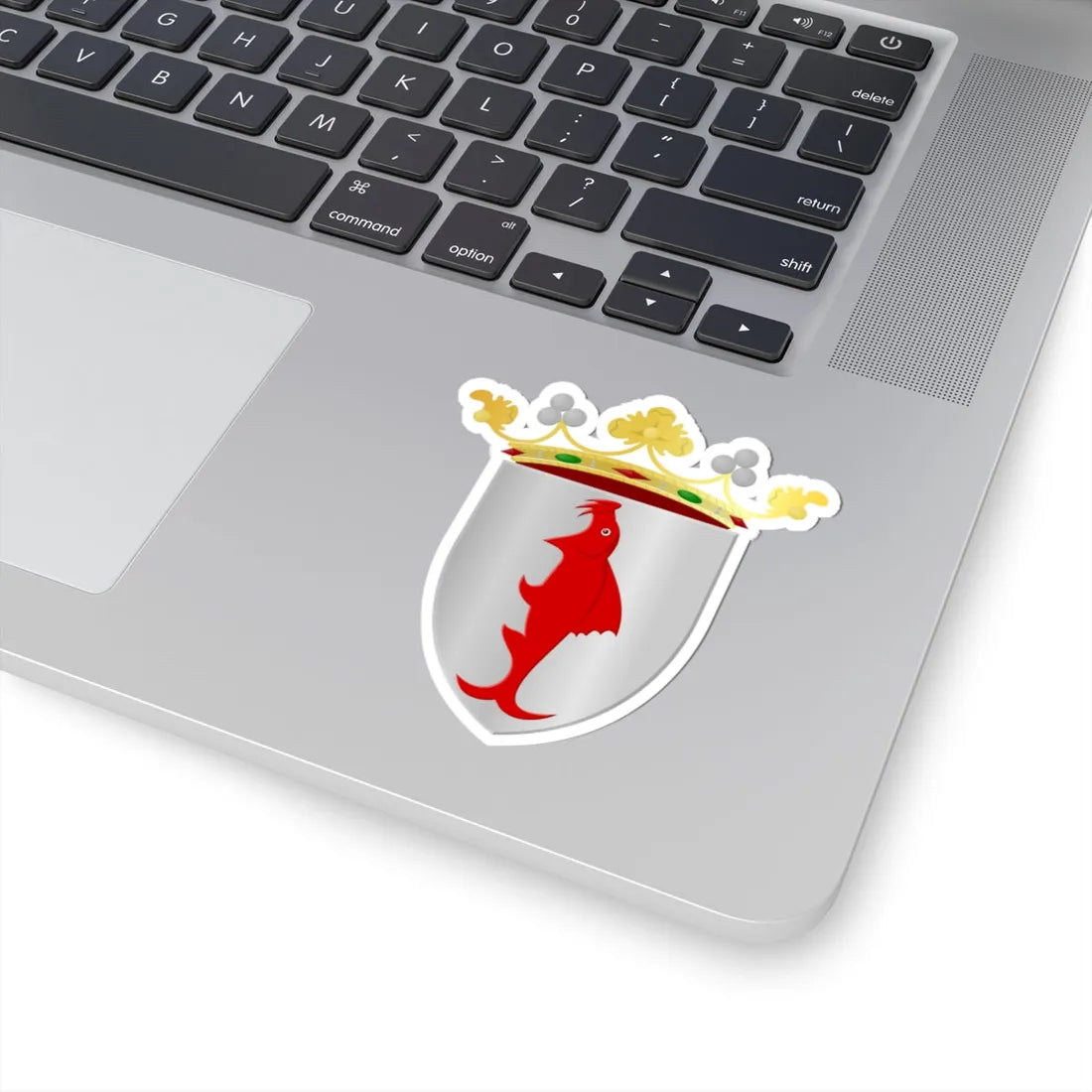 Marchin wapen (Belgium) (Coat of Arms) STICKER Vinyl Kiss-Cut Decal - The Sticker Space