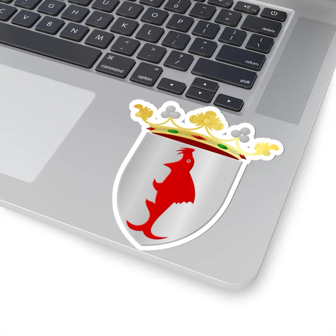 Marchin wapen (Belgium) (Coat of Arms) STICKER Vinyl Kiss-Cut Decal - The Sticker Space