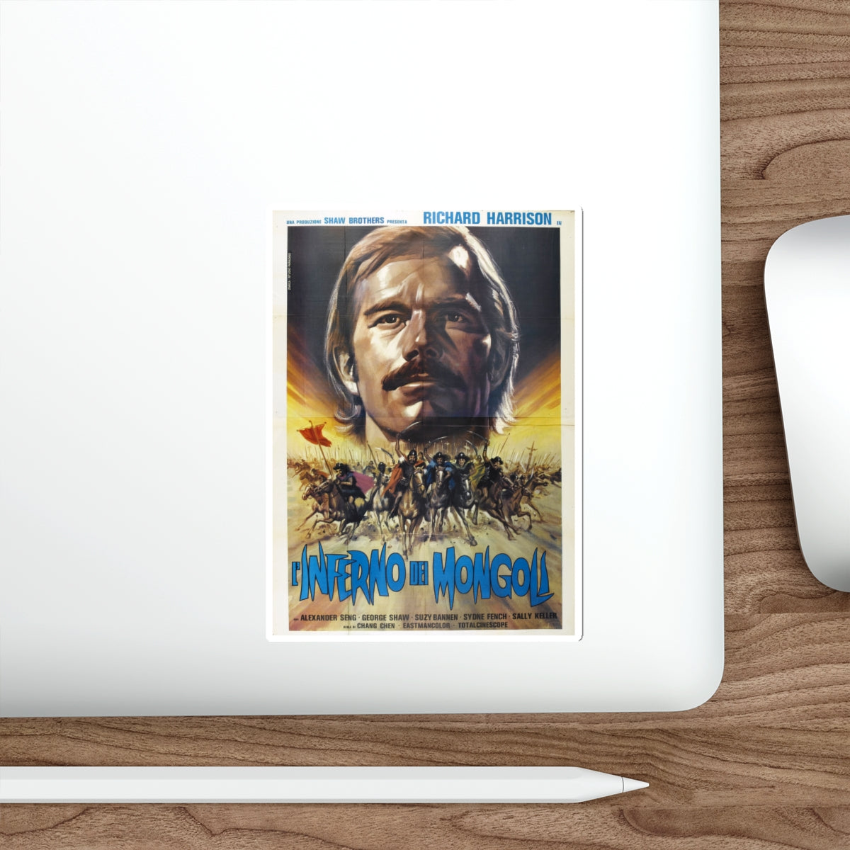 MARCO POLO 1975 Movie Poster STICKER Vinyl Die-Cut Decal-The Sticker Space