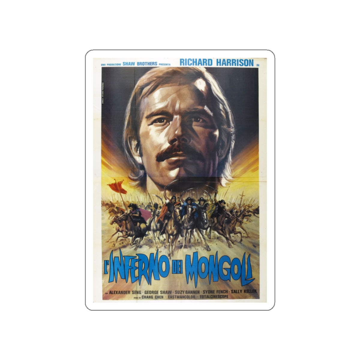 MARCO POLO 1975 Movie Poster STICKER Vinyl Die-Cut Decal-2 Inch-The Sticker Space