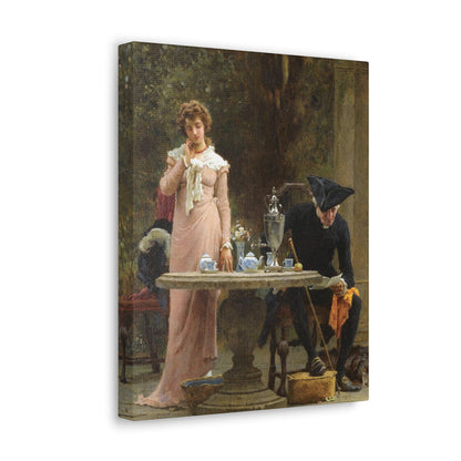 Marcus Stone (1840-1921) An offer of Marriage - 1883 - Canvas Wall Art-The Sticker Space