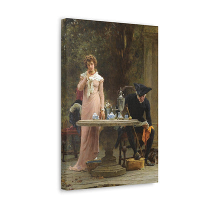 Marcus Stone (1840-1921) An offer of Marriage - 1883 - Canvas Wall Art-The Sticker Space