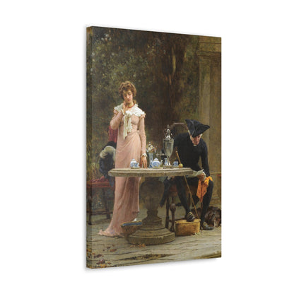 Marcus Stone (1840-1921) An offer of Marriage - 1883 - Canvas Wall Art-The Sticker Space