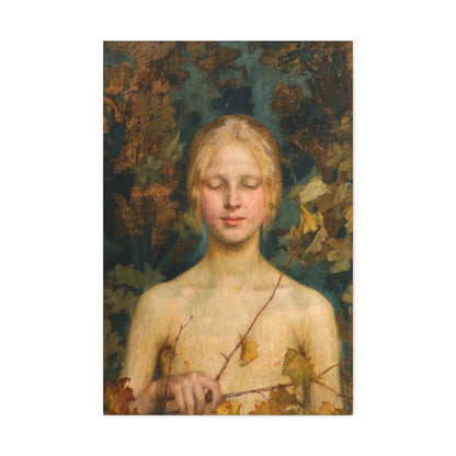 Maria Wiik (1853-1928) Innocentia 1900 - Canvas Wall Art-24″ x 36″-The Sticker Space