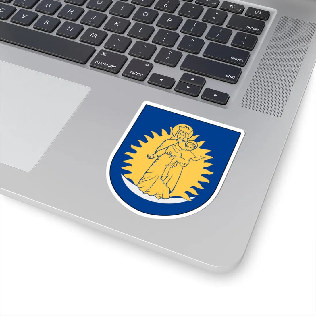Mariefred vapen (Sweden) (Coat of Arms) STICKER Vinyl Kiss-Cut Decal - The Sticker Space