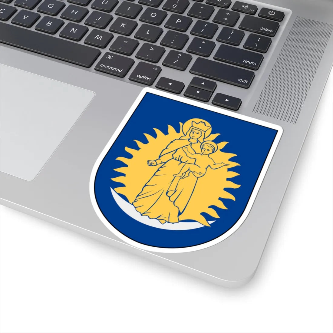 Mariefred vapen (Sweden) (Coat of Arms) STICKER Vinyl Kiss-Cut Decal - The Sticker Space