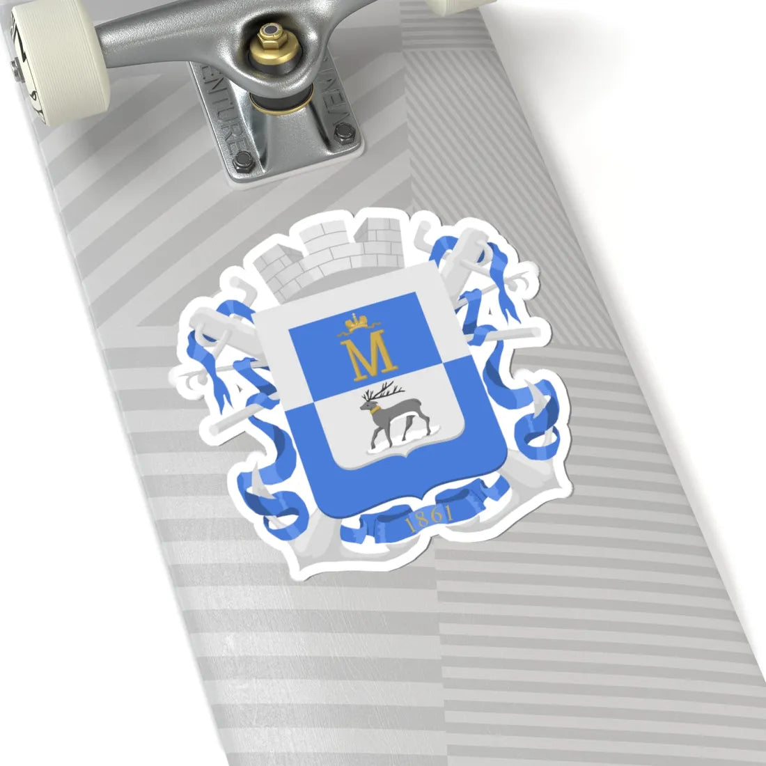 Mariehamn coat of arms 1881 (Finland) (Coat of Arms) STICKER Vinyl Kiss-Cut Decal - The Sticker Space