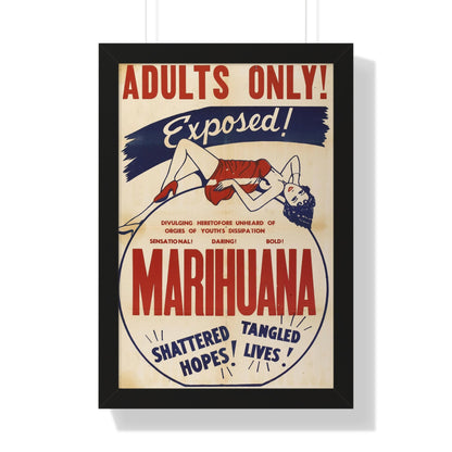 MARIHUANA (2) 1936 - Framed Movie Poster-16″ x 24″-The Sticker Space