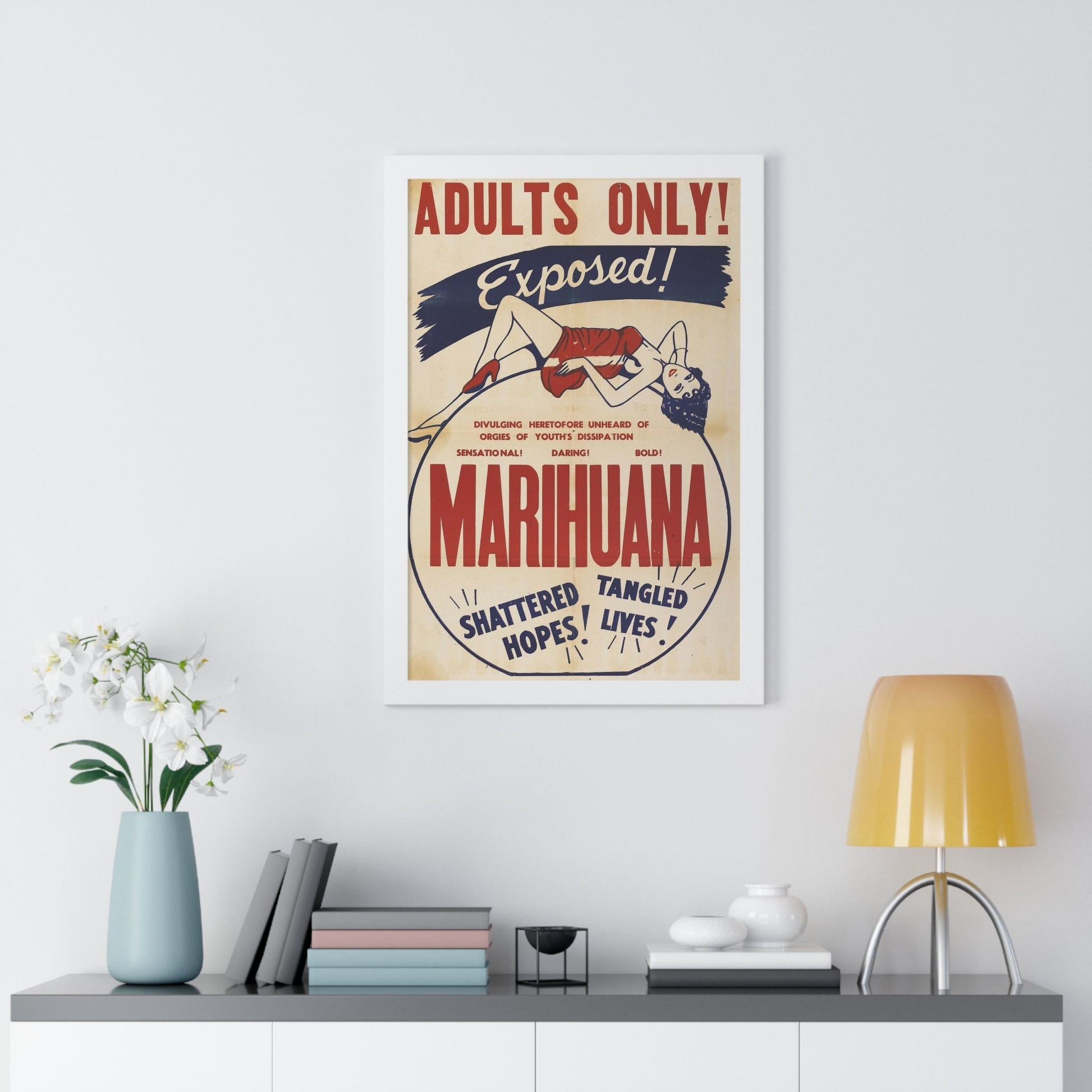 MARIHUANA (2) 1936 - Framed Movie Poster-The Sticker Space