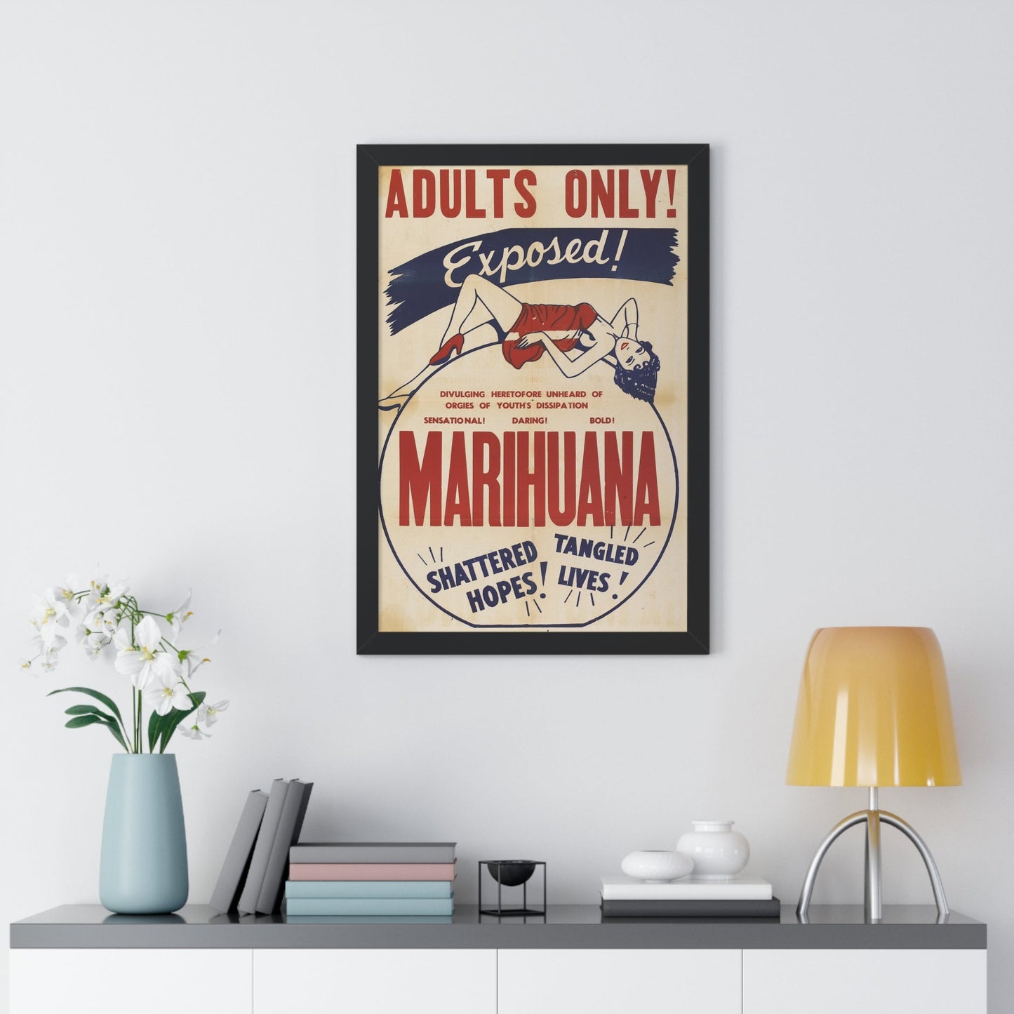 MARIHUANA (2) 1936 - Framed Movie Poster-The Sticker Space