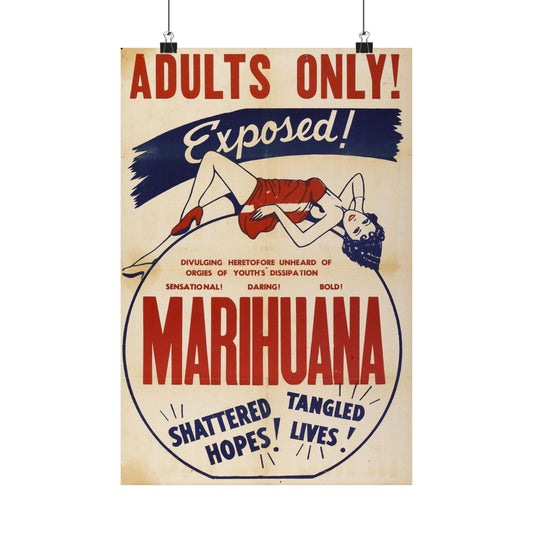 MARIHUANA (2) 1936 - Paper Movie Poster-12″ x 18″-The Sticker Space