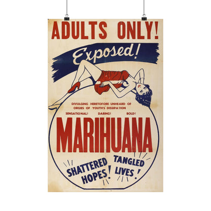 MARIHUANA (2) 1936 - Paper Movie Poster-16″ x 24″-The Sticker Space