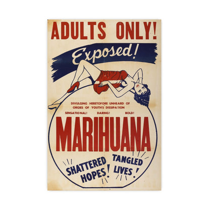 MARIHUANA (2) 1936 - Paper Movie Poster-20″ x 30″ (Vertical)-The Sticker Space