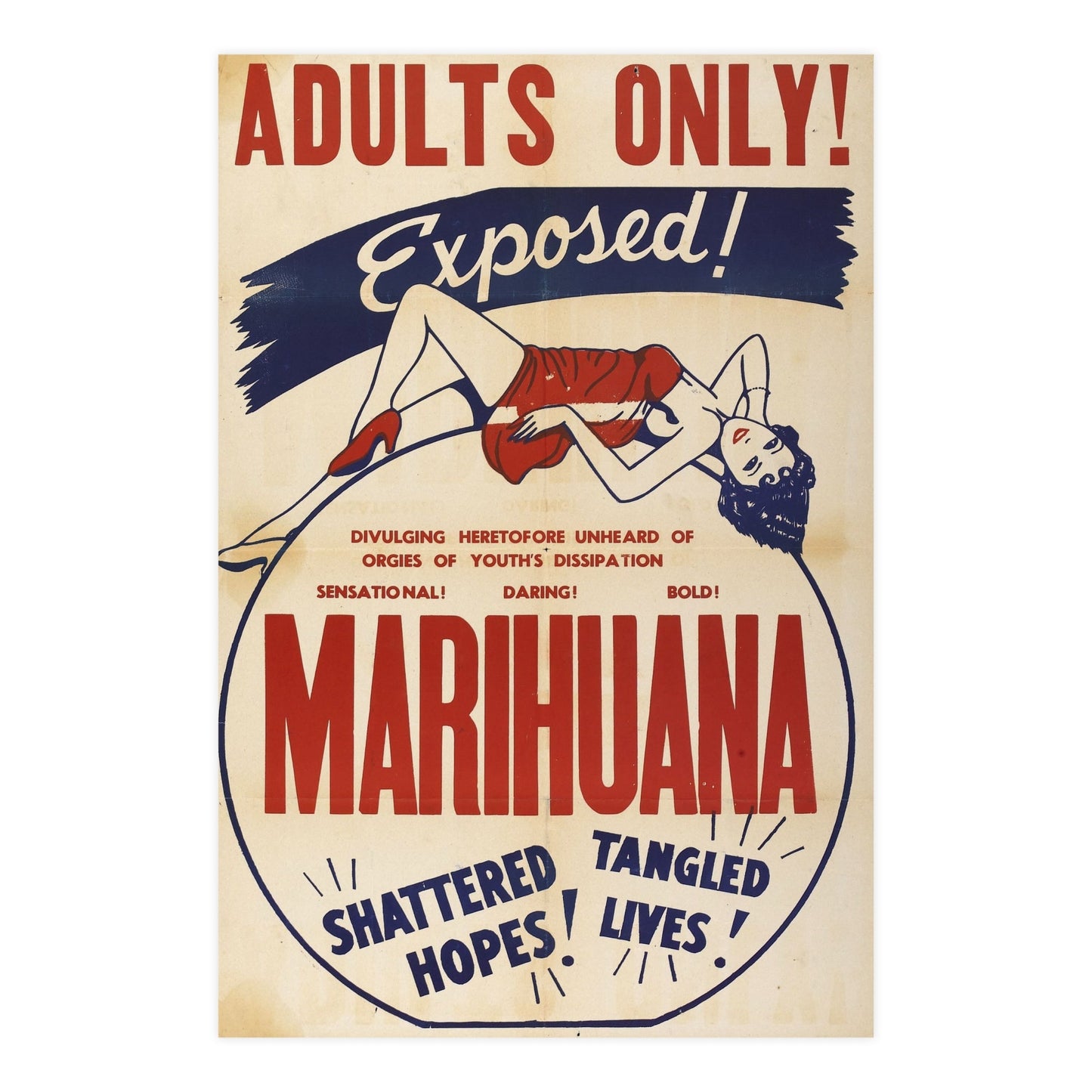 MARIHUANA (2) 1936 - Paper Movie Poster-24″ x 36″ (Vertical)-The Sticker Space