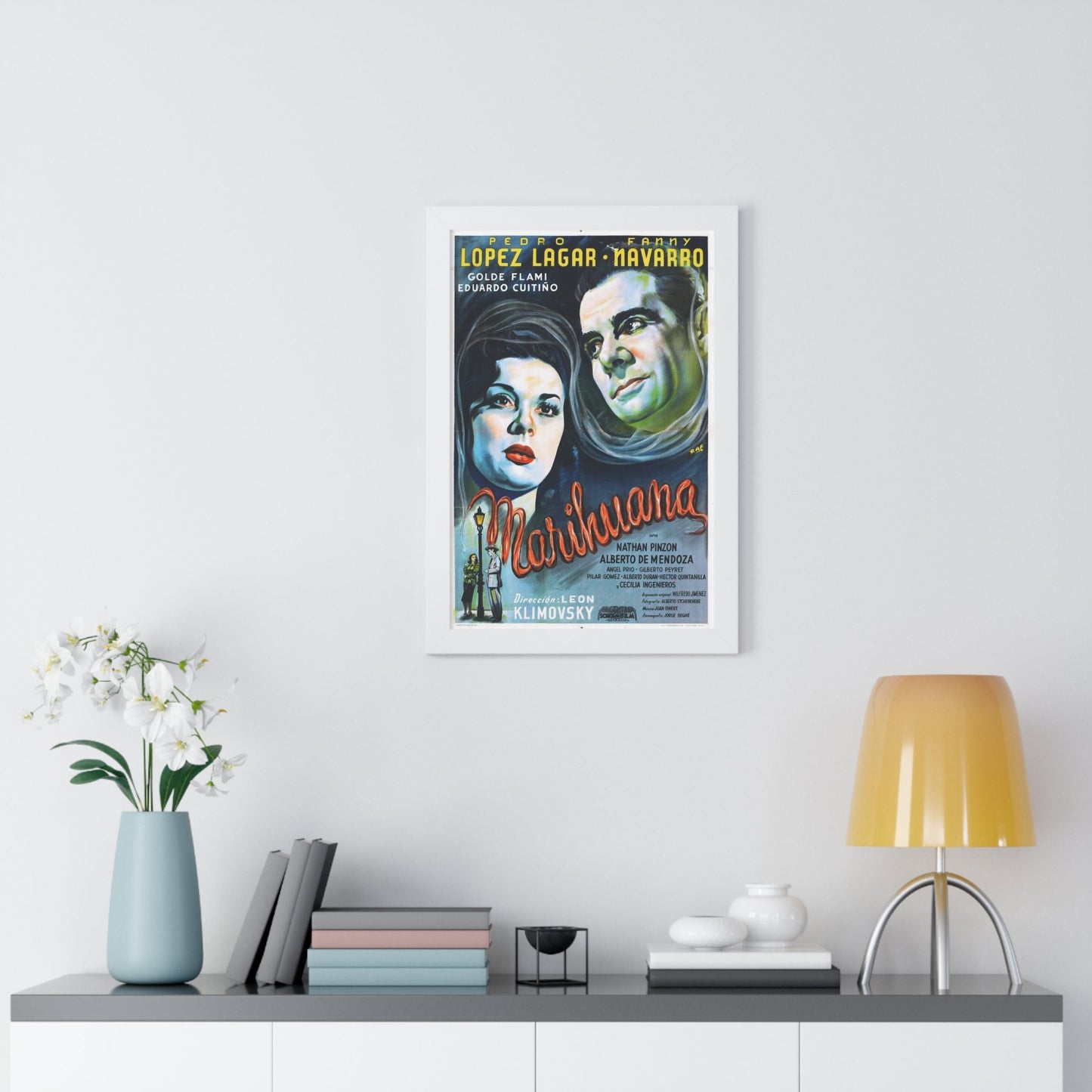 MARIHUANA STORY 1950 - Framed Movie Poster-The Sticker Space