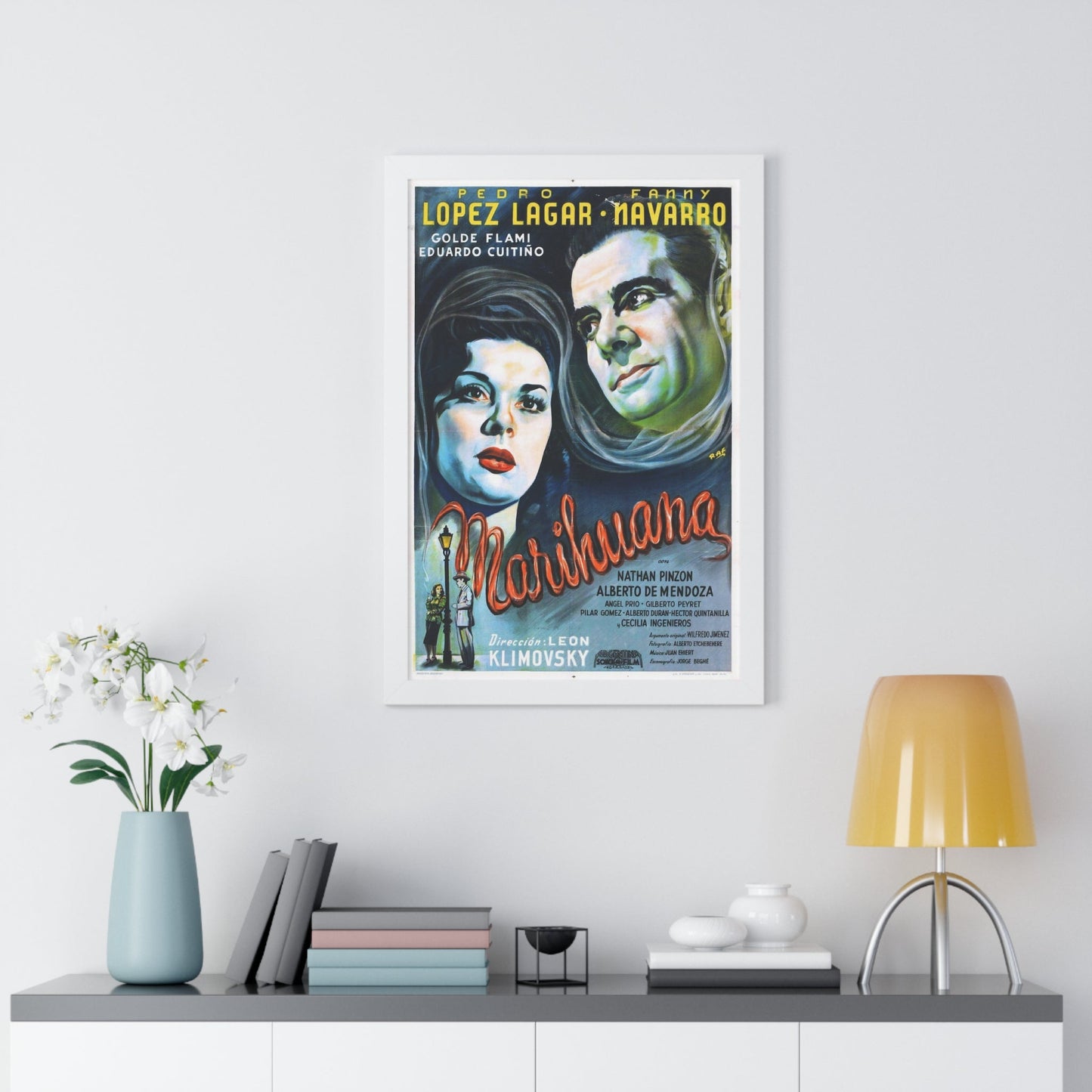 MARIHUANA STORY 1950 - Framed Movie Poster-The Sticker Space