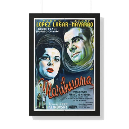 MARIHUANA STORY 1950 - Framed Movie Poster - The Sticker Space