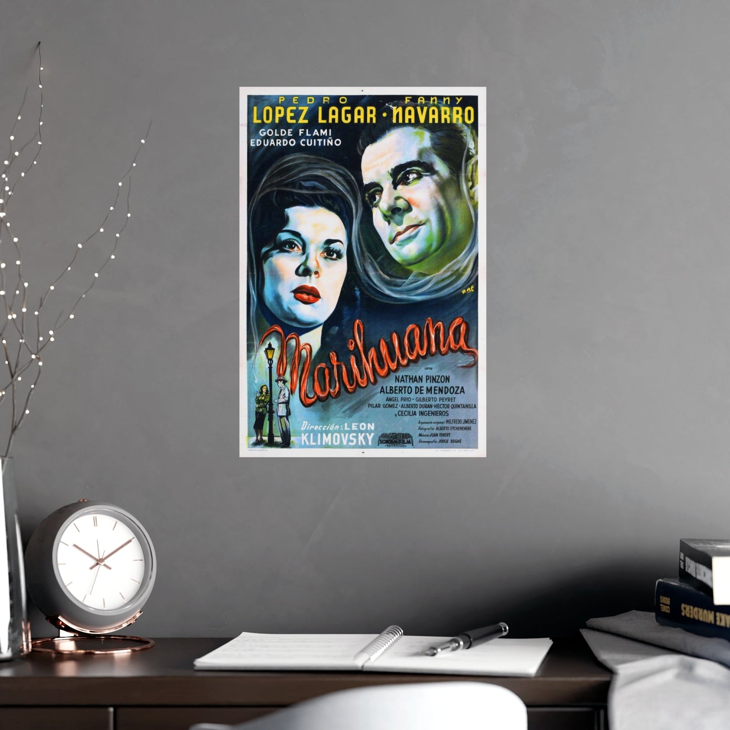 MARIHUANA STORY 1950 - Paper Movie Poster-The Sticker Space
