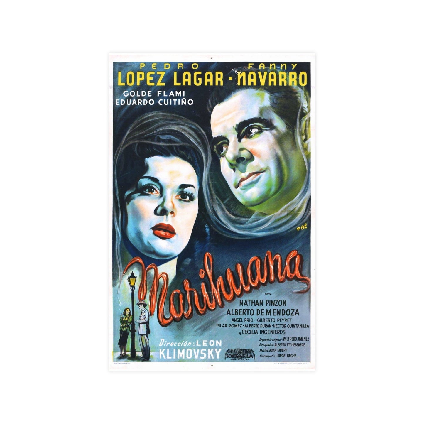 MARIHUANA STORY 1950 - Paper Movie Poster-11″ x 17″ (Vertical)-The Sticker Space