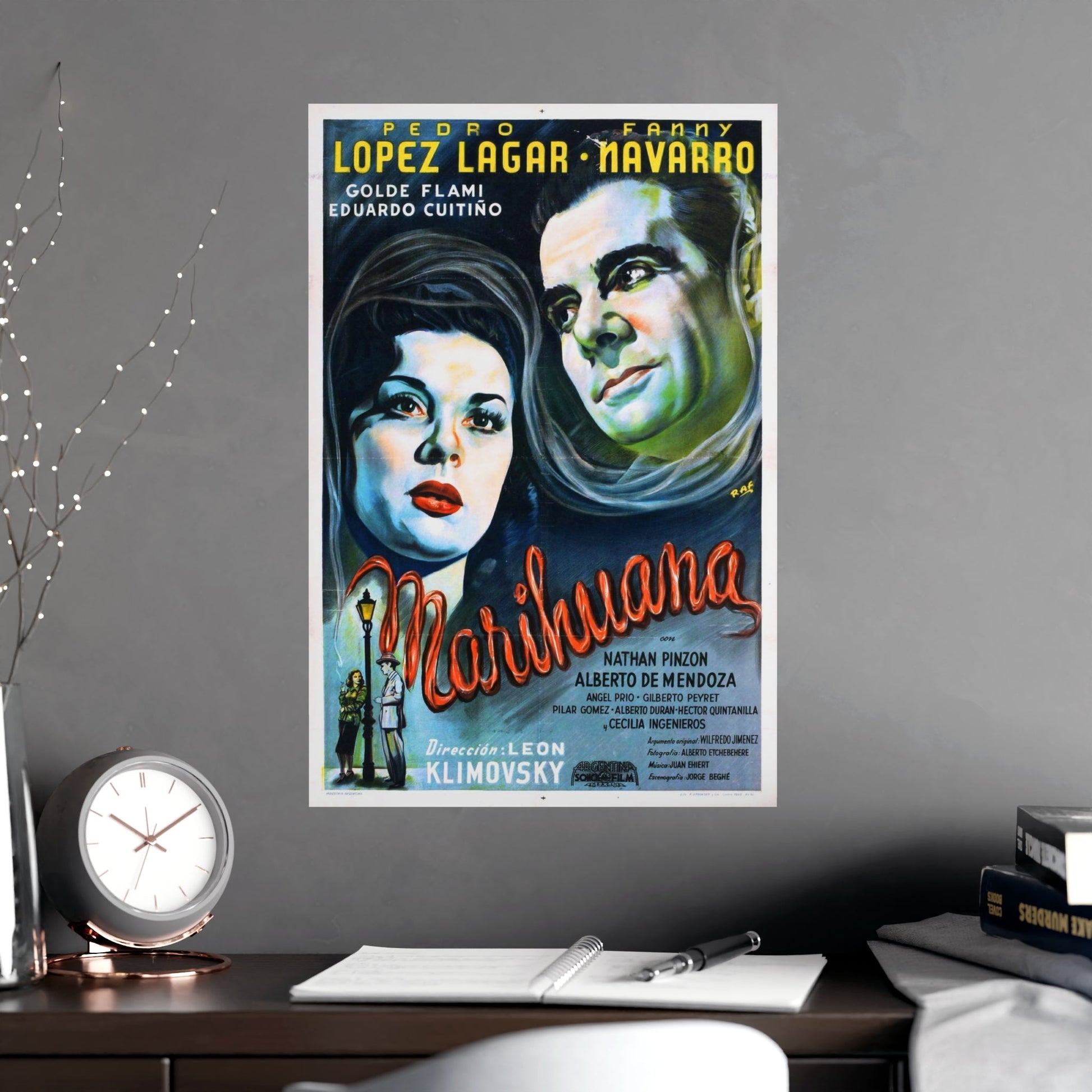 MARIHUANA STORY 1950 - Paper Movie Poster-The Sticker Space