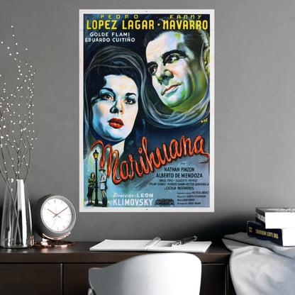 MARIHUANA STORY 1950 - Paper Movie Poster-The Sticker Space