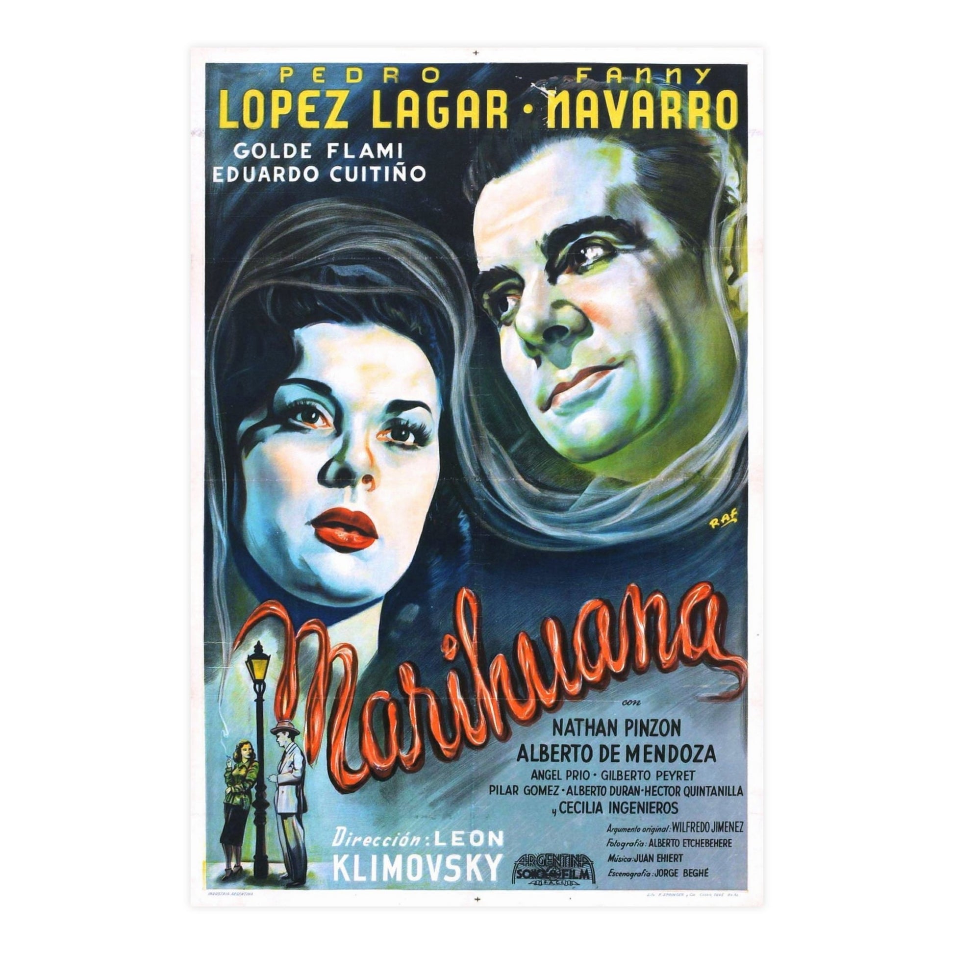 MARIHUANA STORY 1950 - Paper Movie Poster-24″ x 36″ (Vertical)-The Sticker Space
