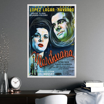 MARIHUANA STORY 1950 - Paper Movie Poster-The Sticker Space