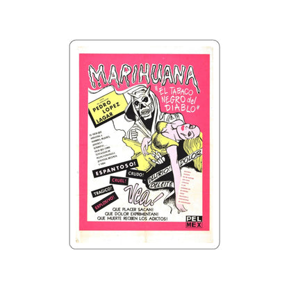 MARIHUANA STORY (2) 1950 Movie Poster STICKER Vinyl Die-Cut Decal-3 Inch-The Sticker Space