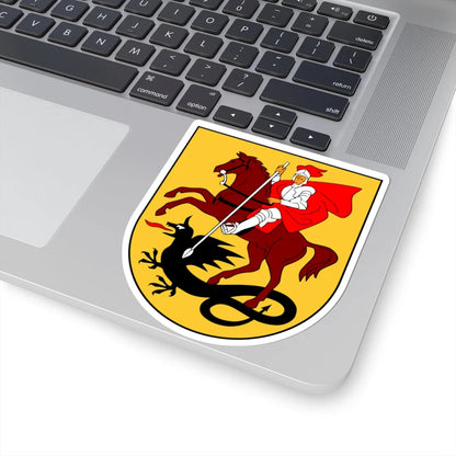 Marijampole COA (Lithuania) (Coat of Arms) STICKER Vinyl Kiss-Cut Decal - The Sticker Space