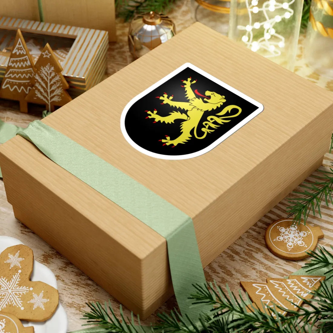 Marin-Epagnier-coat of arms (Switzerland) (Coat of Arms) STICKER Vinyl Kiss-Cut Decal - The Sticker Space