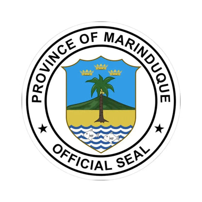 Marinduque old seal (Philippines) STICKER Vinyl Kiss-Cut Decal 3 Inch White - The Sticker Space