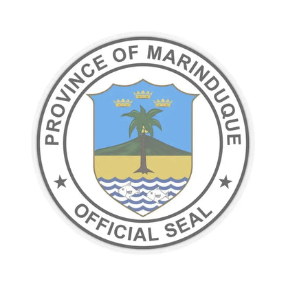 Marinduque old seal (Philippines) STICKER Vinyl Kiss-Cut Decal 6 Inch Transparent - The Sticker Space