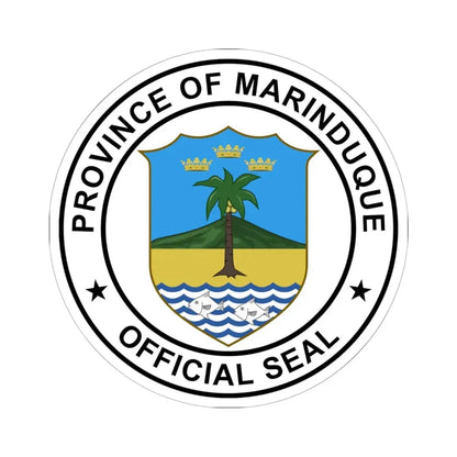 Marinduque old seal (Philippines) STICKER Vinyl Kiss-Cut Decal 6 Inch White - The Sticker Space