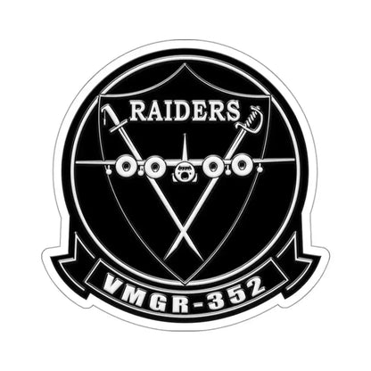 Marine Aerial Refueler Transport Squadron 352 VMGR 352 (USMC) STICKER Vinyl Kiss-Cut Decal 3 Inch White - The Sticker Space