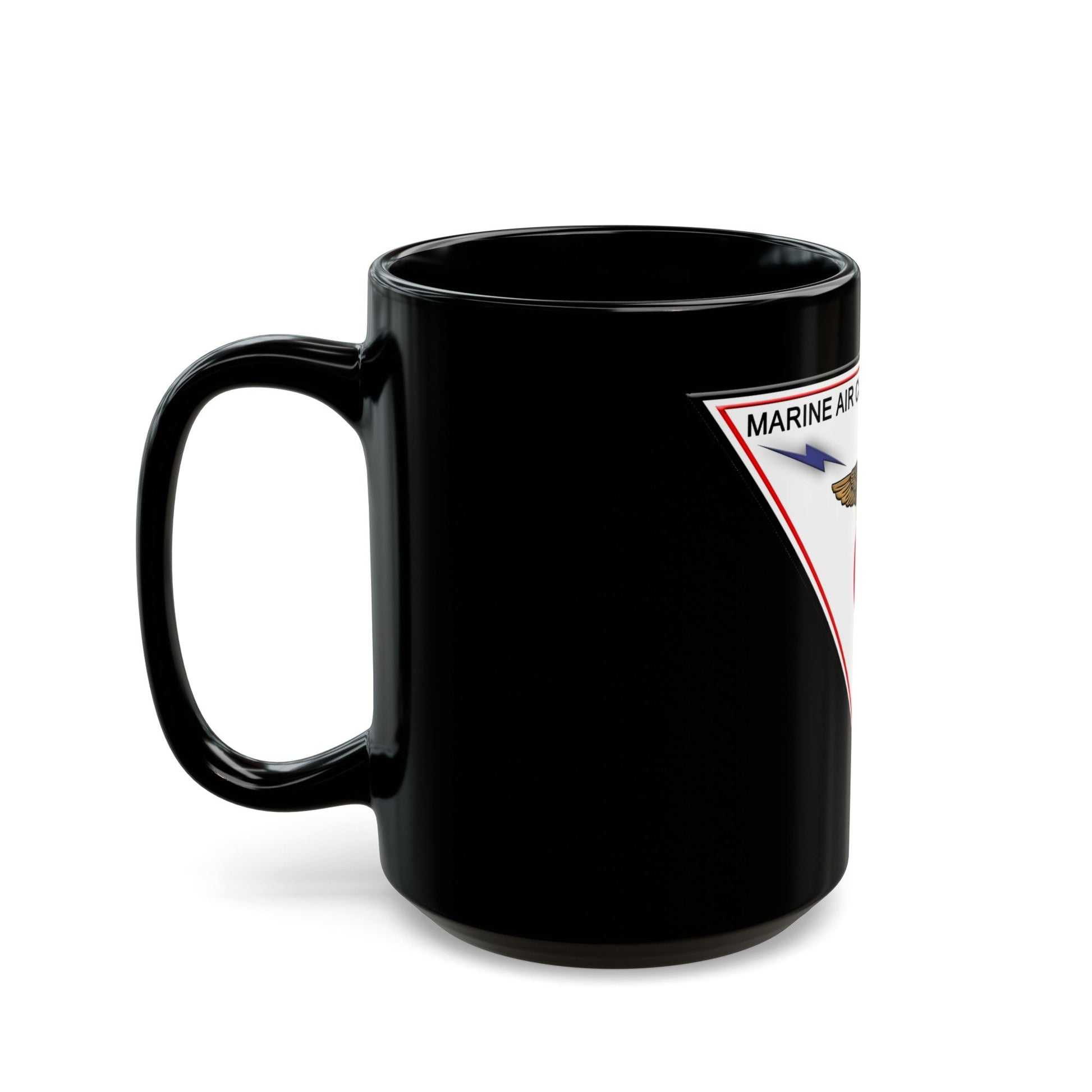 Marine Air Control Group 38 (USMC) Black Coffee Mug-The Sticker Space