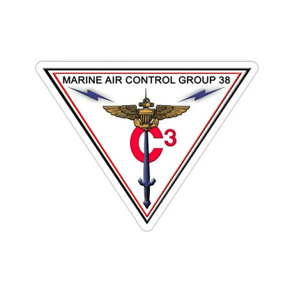 Marine Air Control Group 38 (USMC) STICKER Vinyl Die-Cut Decal 2 Inch - The Sticker Space