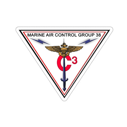 Marine Air Control Group 38 (USMC) STICKER Vinyl Die-Cut Decal-4 Inch-The Sticker Space